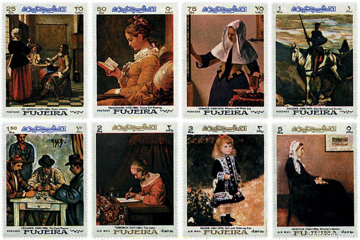 Sellos: 65444 MNH FUJEIRA 1967 PINTURAS