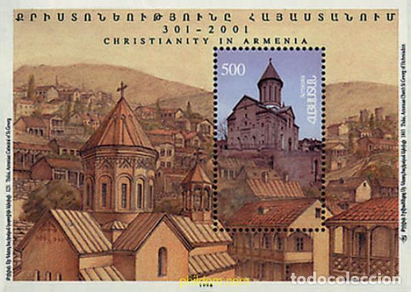 Sellos: 121539 MNH ARMENIA 1997 1700 ANIVERSARIO DE LA PROCLAMACION DEL CRISTIANISMO EN ARMENIA