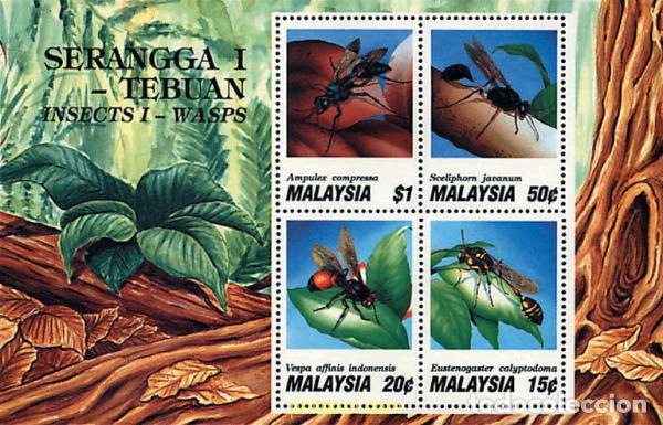 Sellos: 31570 MNH MALASIA 1991 INSECTOS