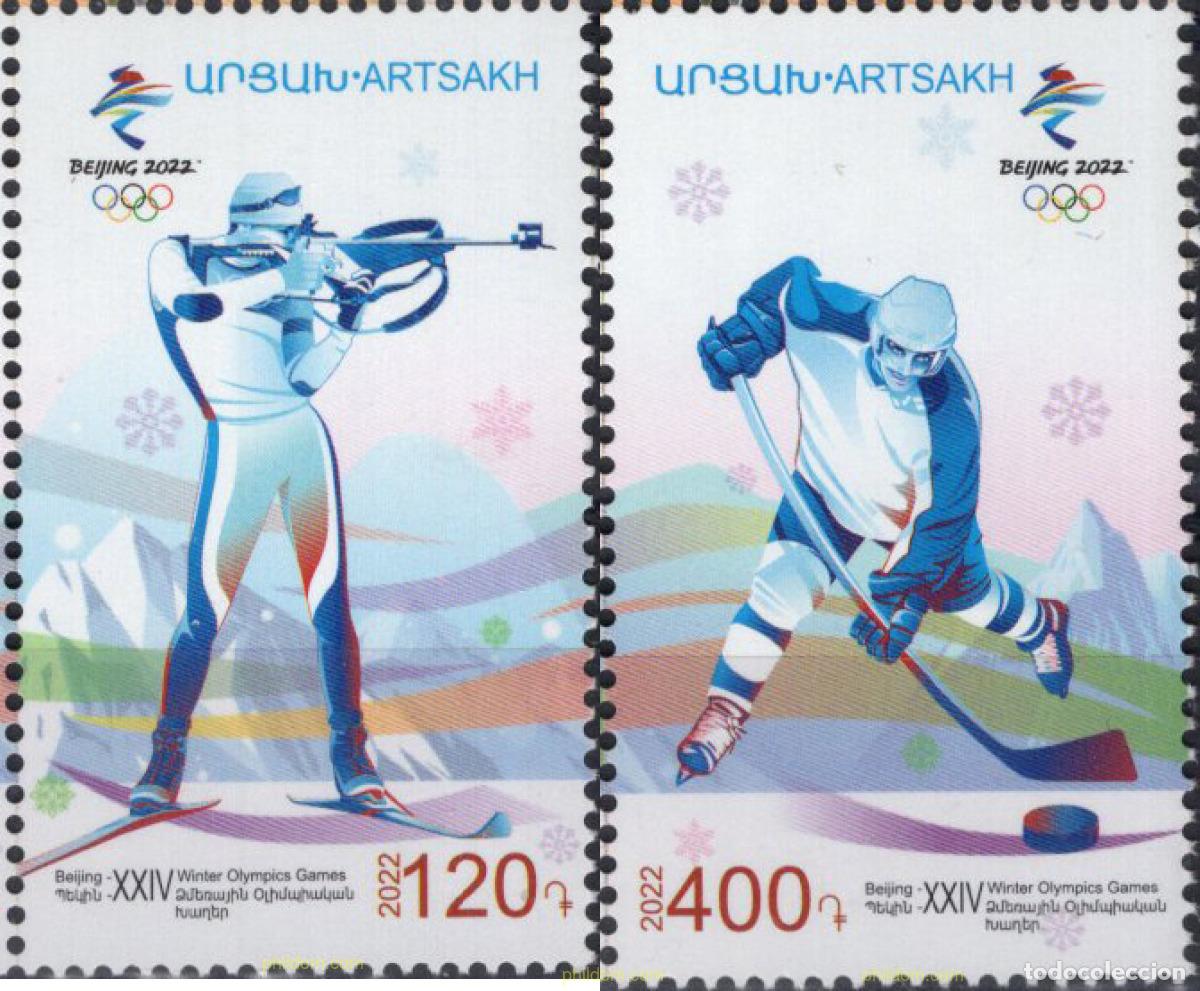 Sellos: 687634 MNH ALTO KARABAJ 2022 24 JUEGOS OL&Iacute;MPICOS DE INVIERNO, BEIJING 2022