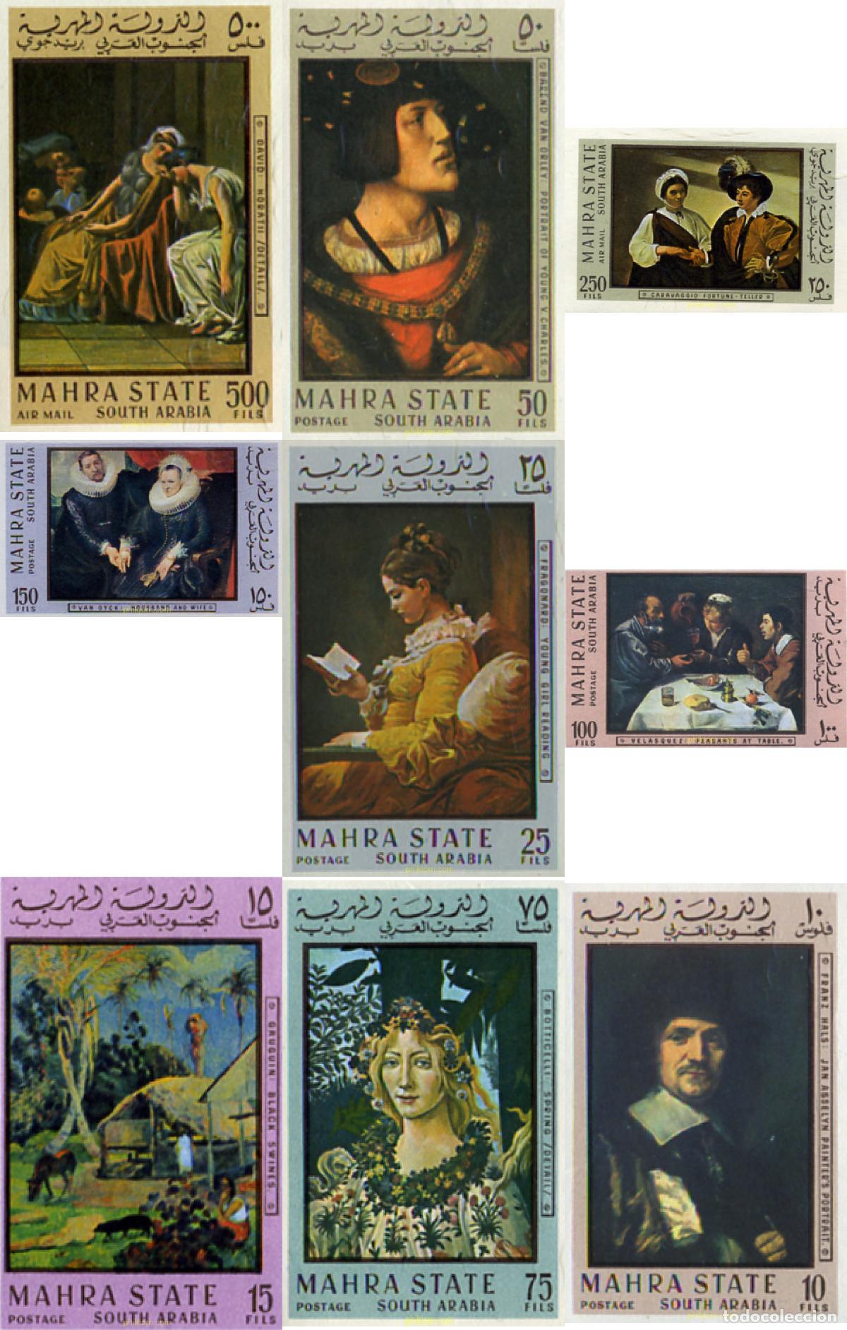 Sellos: 20352 MNH MAHRA 1967 PINTURAS