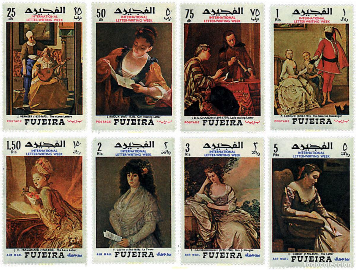 Sellos: 65449 MNH FUJEIRA 1968 SEMANA INTERNACIONAL DE LA CARTA