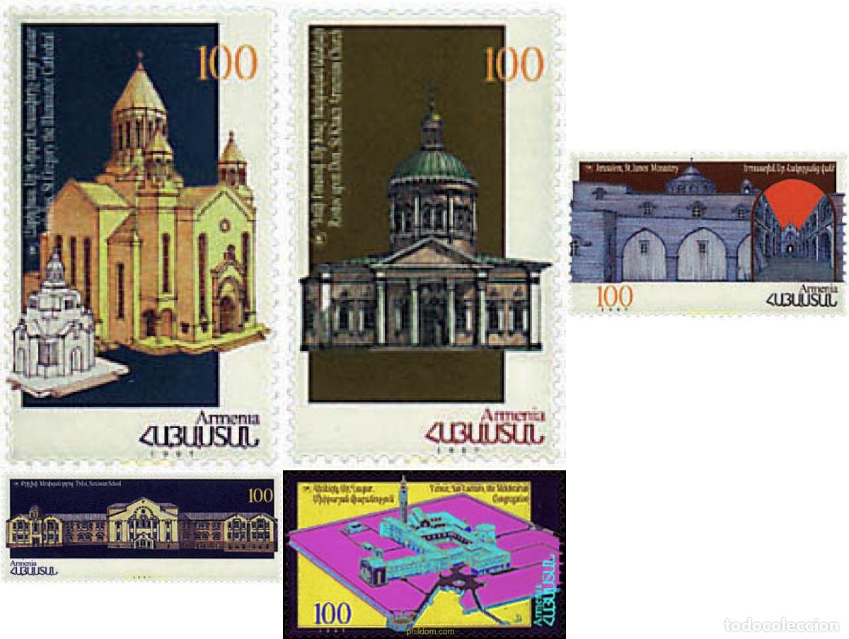 Sellos: 83116 MNH ARMENIA 1997 1700 ANIVERSARIO DE LA CONVERSION DE ARMENIA AL CRISTIANISMO