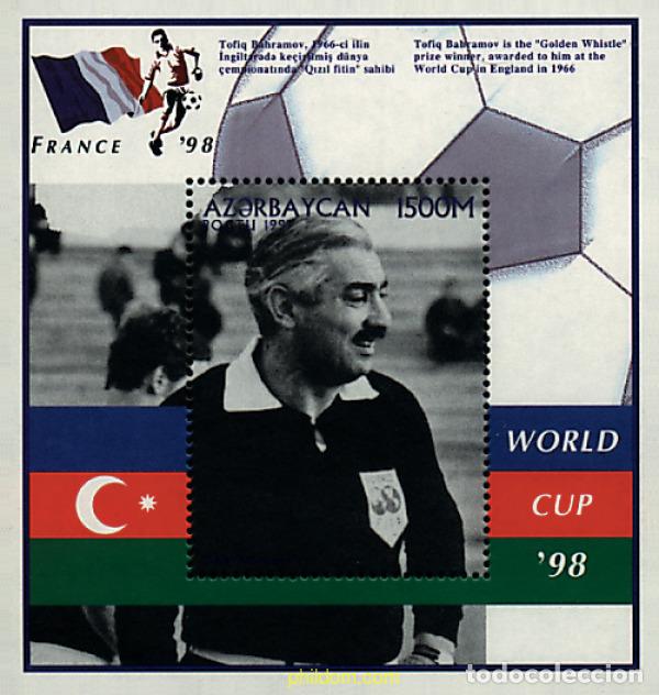 Sellos: 83948 MNH AZERBAIYAN 1997 COPA DEL MUNDO DE FUTBOL. FRANCIA-98