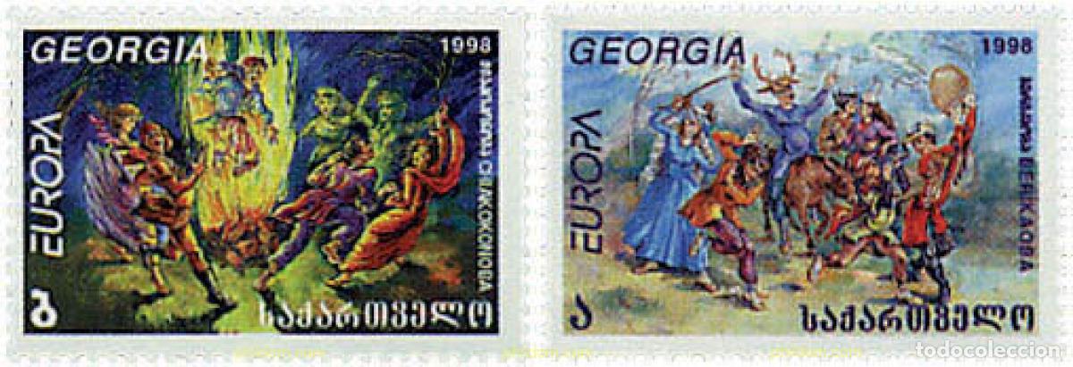 Sellos: 63129 MNH GEORGIA 1998 EUROPA CEPT. FESTIVALES Y FIESTAS NACIONALES