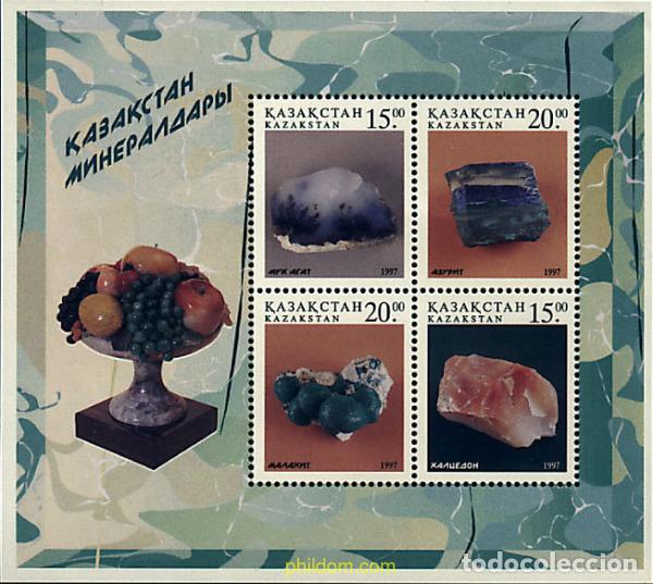 Sellos: 30940 MNH KAZAJSTAN 1997 MINERALES