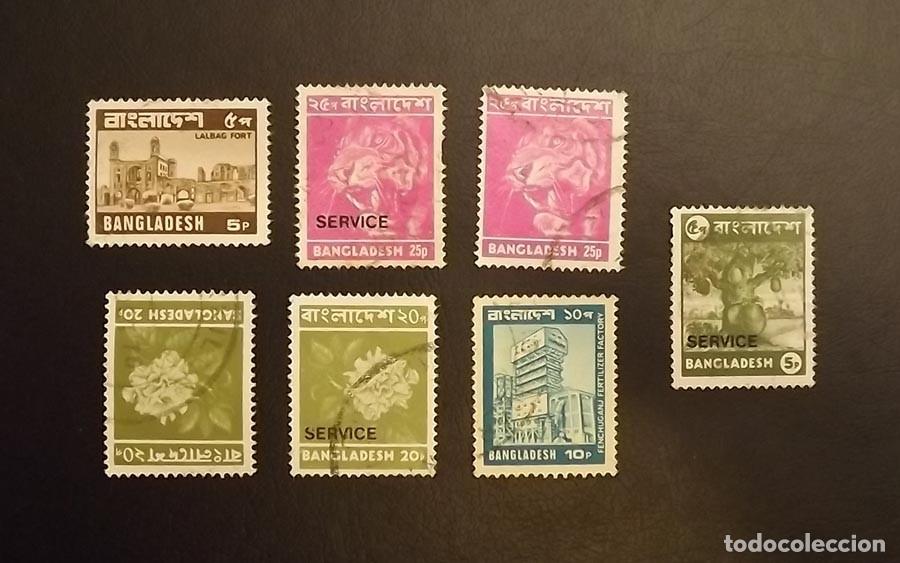 Sellos: 7 sellos de Bangladesh