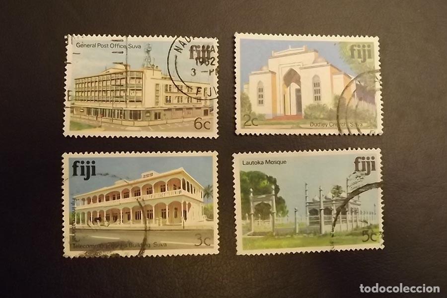 Sellos: 4 sellos de Fiji sellos