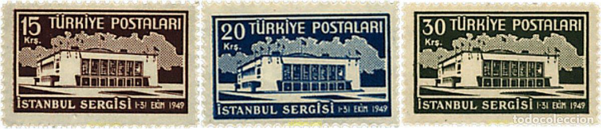 Sellos: 40141 MNH TURQUIA 1949 EXPOSICION DE ESTAMBUL