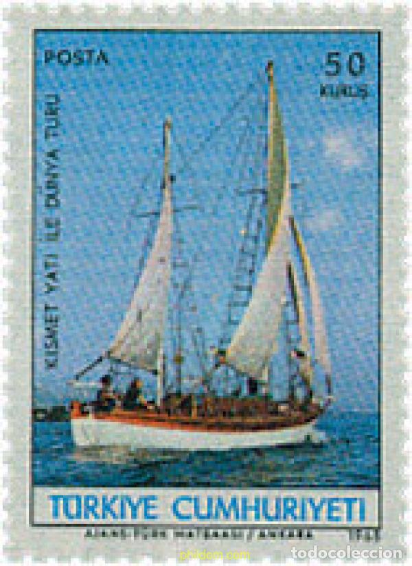 Sellos: 26512 MNH TURQUIA 1968 VUELTA AL MUNDO DEL YATE &rdquo;KISMET&rdquo;