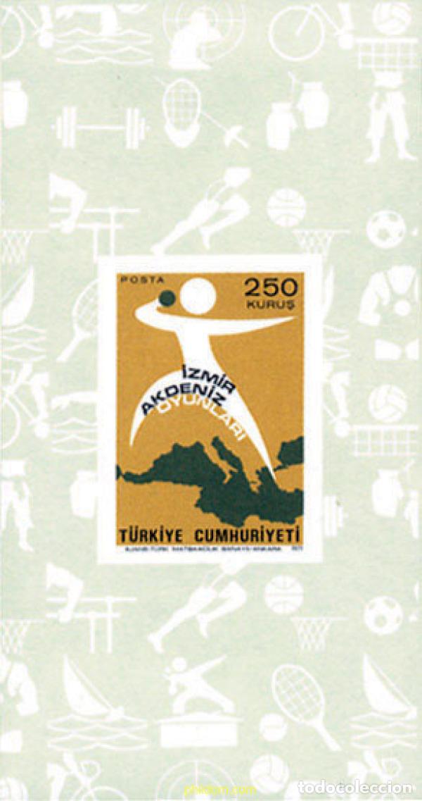 Sellos: 52911 MNH TURQUIA 1971 JUEGOS MEDITERRANEOS DE IZMIR