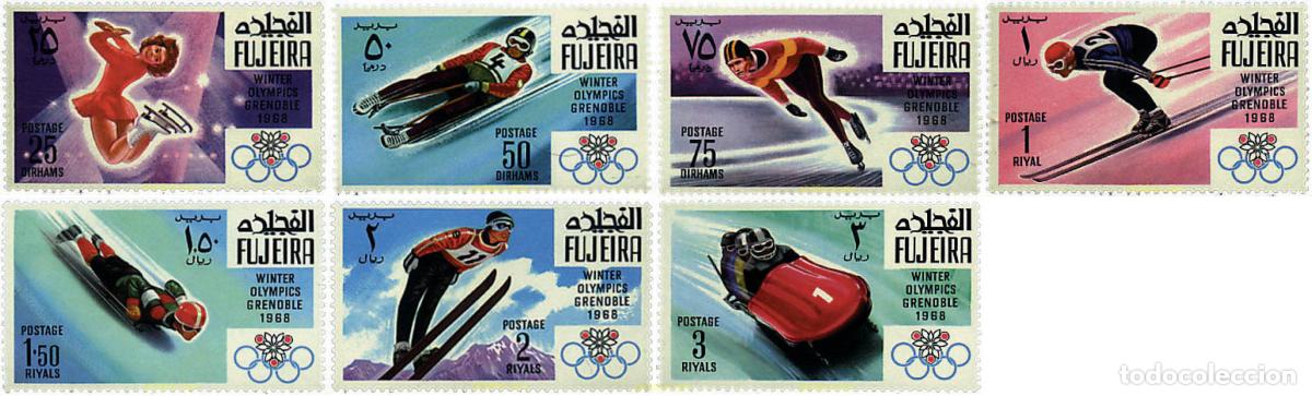Sellos: 70773 MNH FUJEIRA 1968 10 JUEGOS OLIMPICOS INVIERNO GRENOBLE 1968