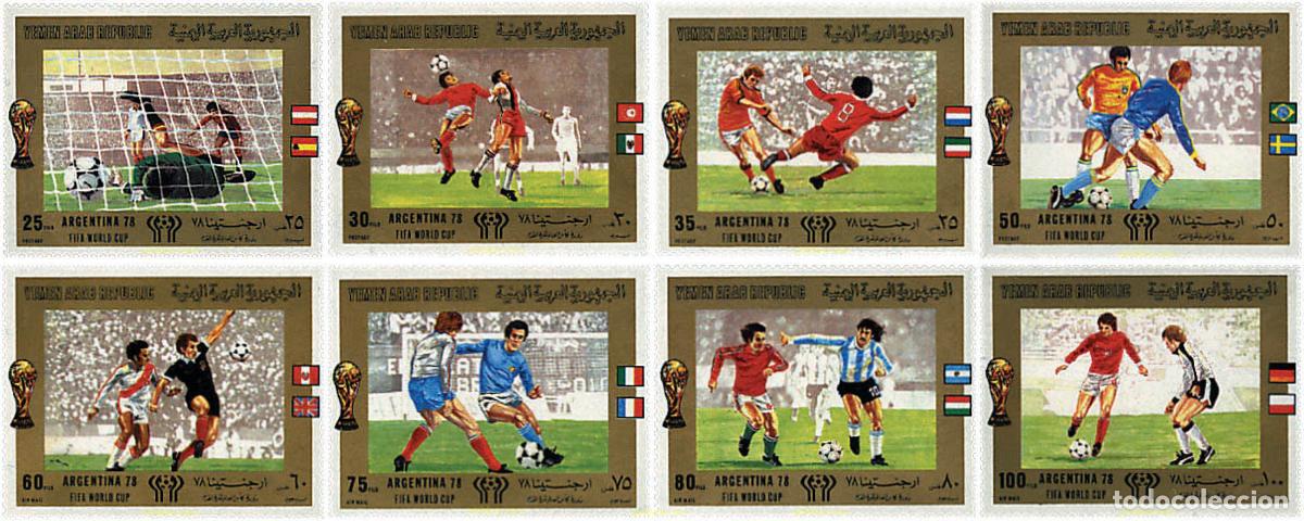 Sellos: 88838 MNH YEMEN. Rep&uacute;blica &aacute;rabe 1980 COPA DEL MUNDO DE FUTBOL. ARGENTINA-78