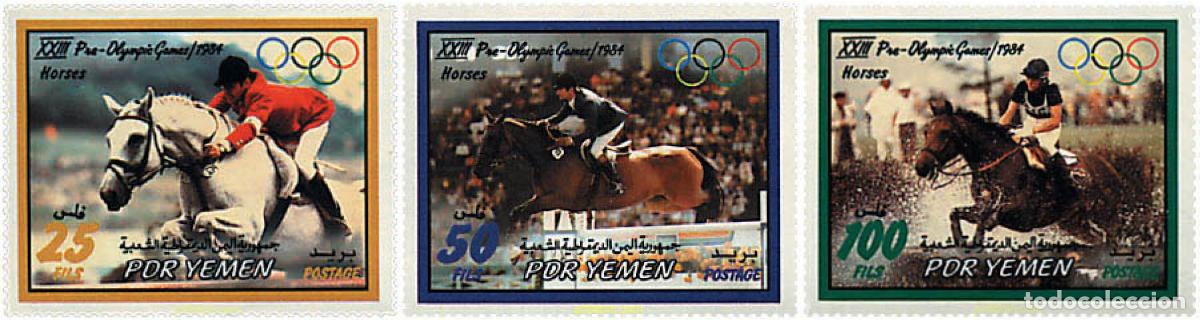 Sellos: 40287 MNH YEMEN DEL SUR 1983 23 JUEGOS OLIMPICOS VERANO LOS ANGELES 1984