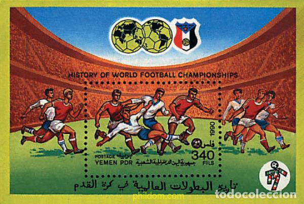 Briefmarken: 34403 MNH YEMEN DEL SUR 1990 COPA DEL MUNDO DE FUTBOL. ITALIA-90