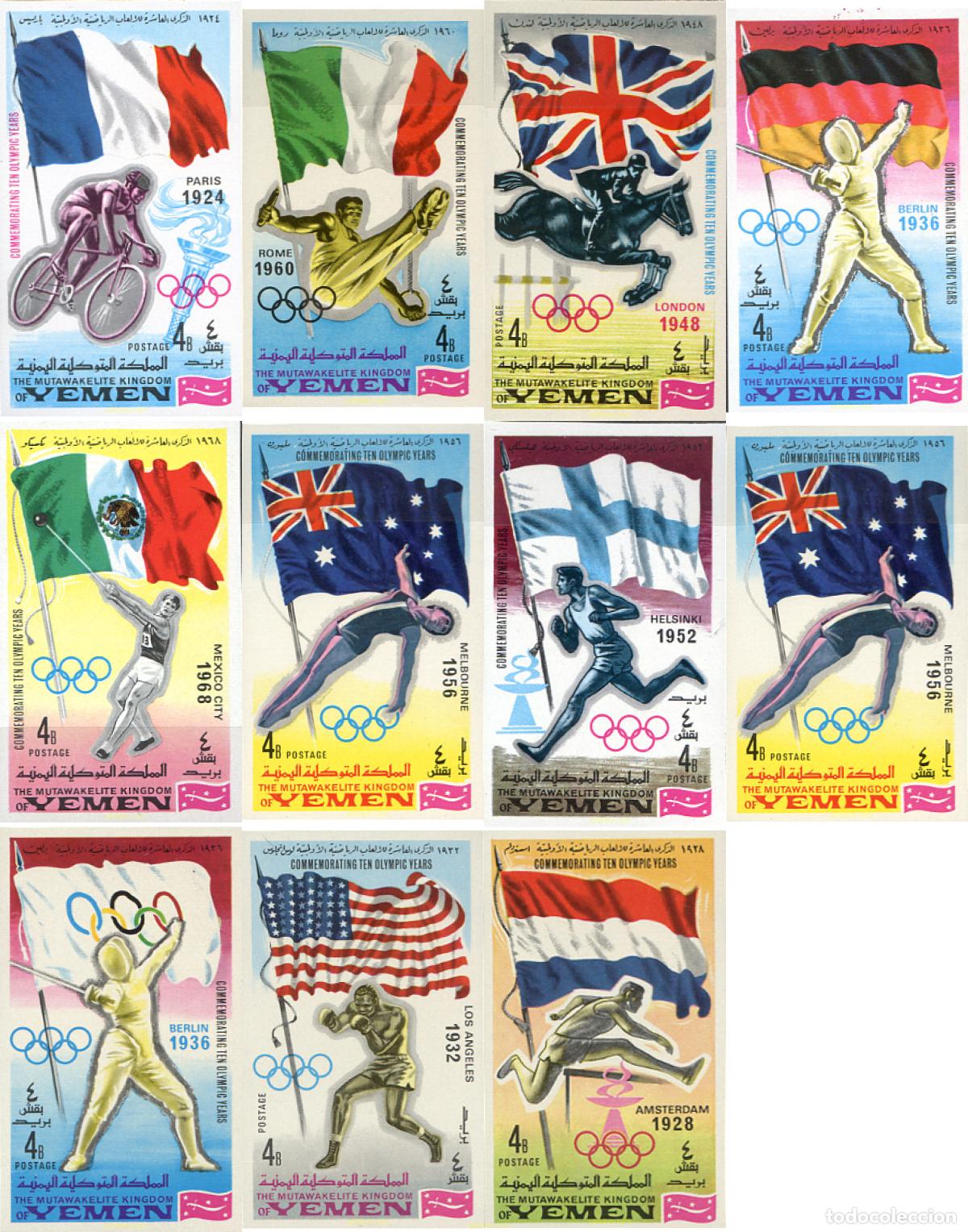 Briefmarken: 21308 MNH YEMEN. Reino 1968 19 JUEGOS OLIMPICOS VERANO MEXICO 1968