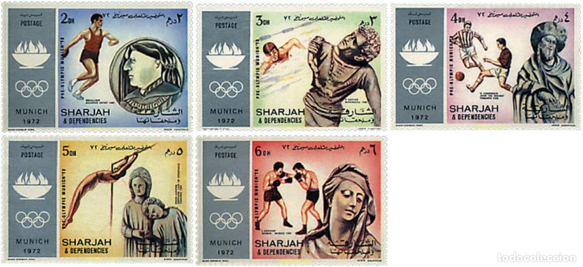 Sellos: 618938 MNH SHARJAH 1971 20 JUEGOS OLIMPICOS VERANO MUNICH 1972