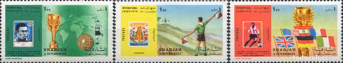 Sellos: 606105 MNH SHARJAH 1970 ACONTECIMIENTOS DE 1970