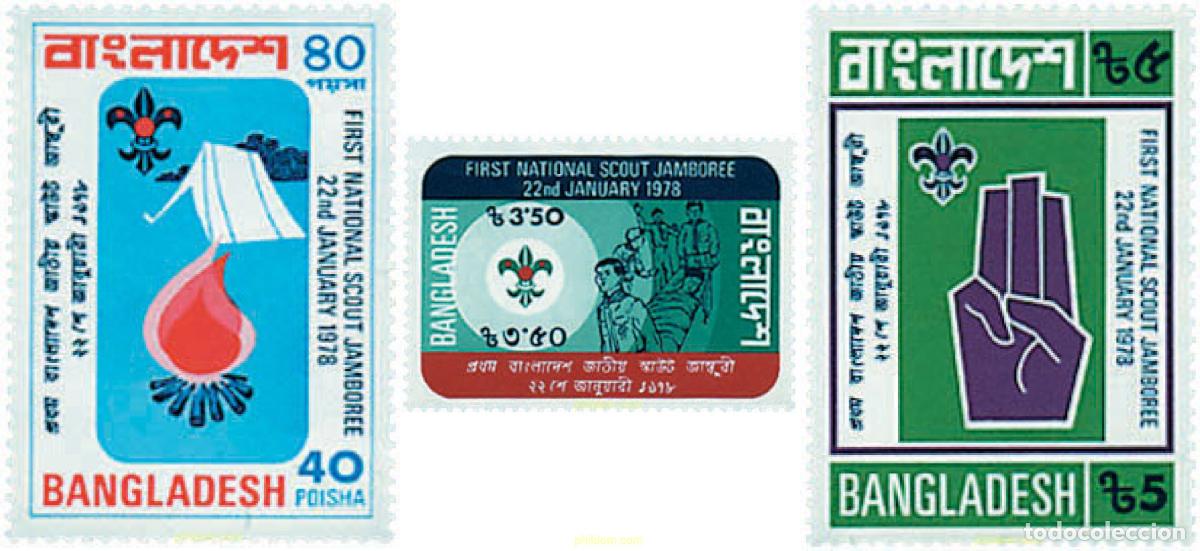 Sellos: 37949 MNH BANGLADESH 1978 1 JAMBOREE NACIONAL