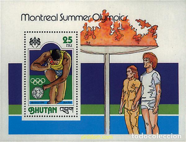 Sellos: 33772 MNH BHUTAN 1978 21 JUEGOS OLIMPICOS VERANO MONTREAL 1976