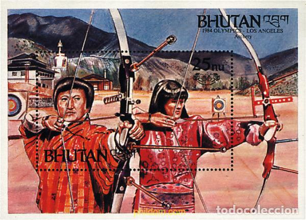 Sellos: 33758 MNH BHUTAN 1984 23 JUEGOS OLIMPICOS VERANO LOS ANGELES 1984