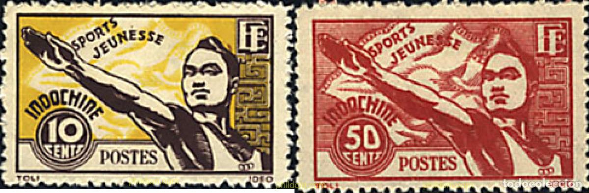 Sellos: 29110 MNH INDOCHINA 1944 DEPORTE PARA LA JUVENTUD