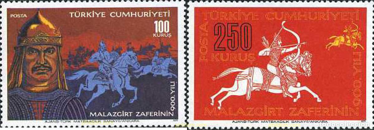 Sellos: 48395 MNH TURQUIA 1971 900 ANIVERSARIO DE LA VICTORIA DE MALAZGIRT