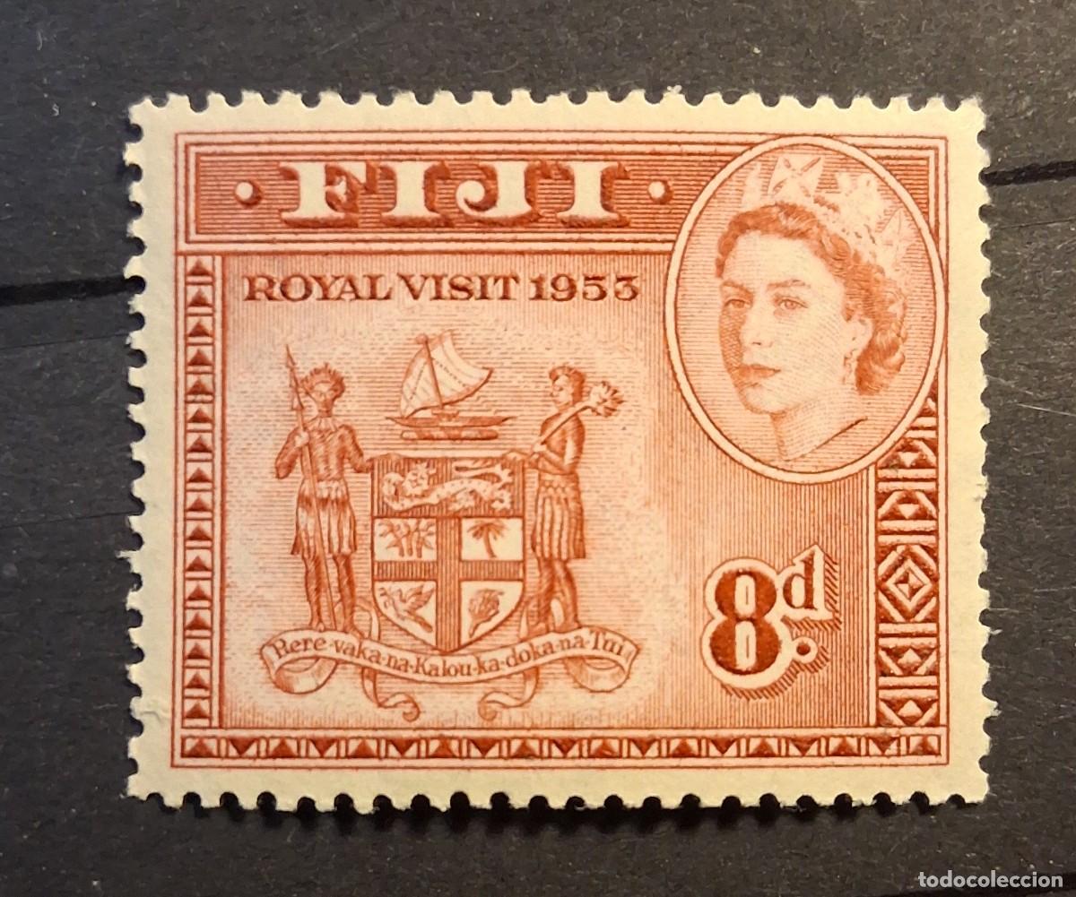 Sellos: FIJI, 1953, CAT.YT.136.