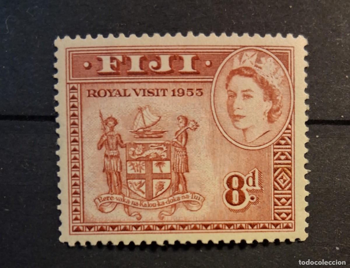 Sellos: FIJI, 1953, CAT.YT.136.