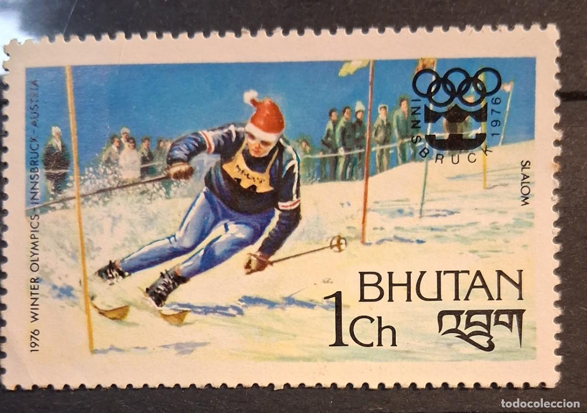 Sellos: BUTAN, 1976, CAT. YT. 483.