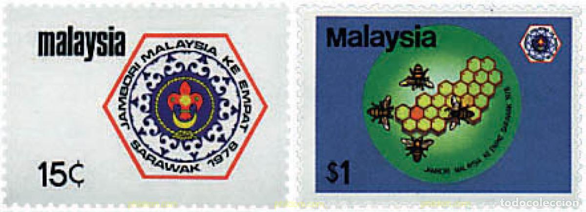 Sellos: 38326 MNH MALASIA 1978 4 JAMBOREE EN SARAWAK