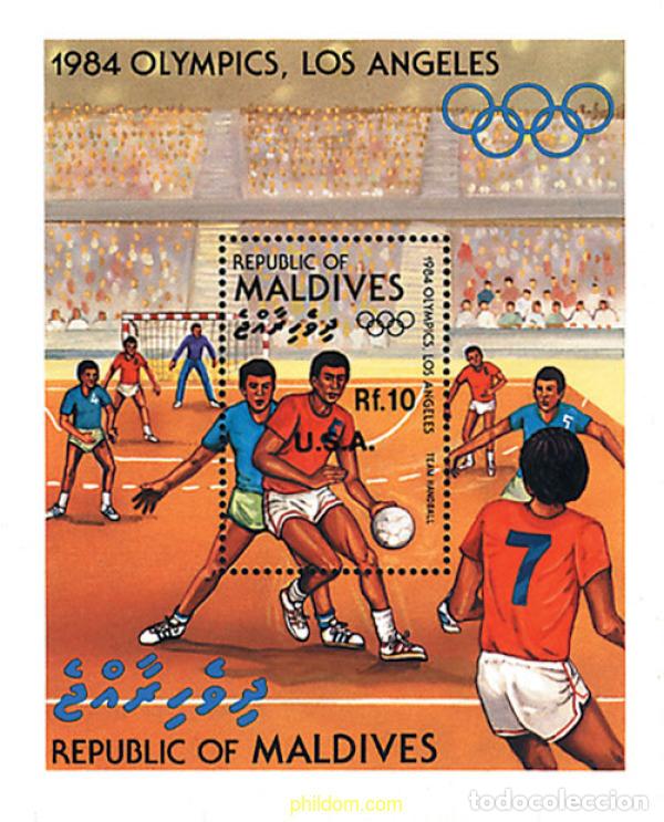 Sellos: 31625 MNH MALDIVAS 1985 23 JUEGOS OLIMPICOS VERANO LOS ANGELES 1984