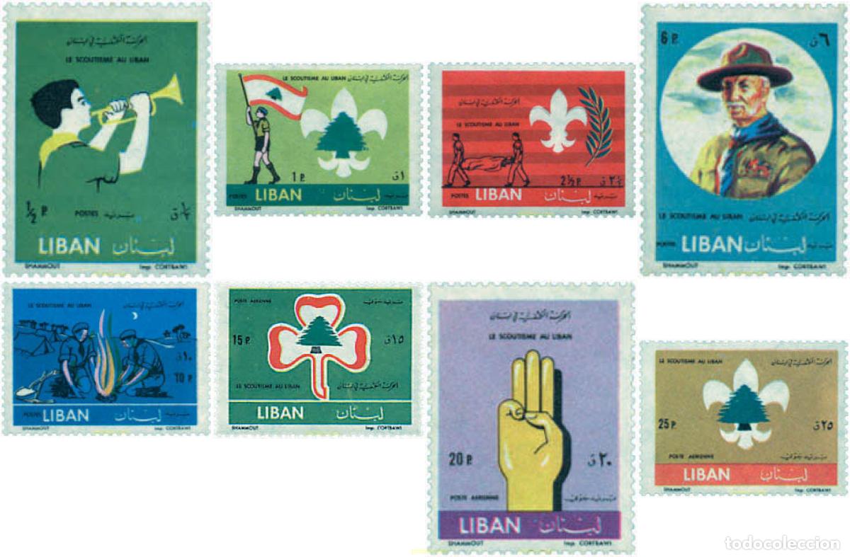Timbres: 38257 MNH LIBANO 1962 50 ANIVERSARIO DEL ESCULTISMO