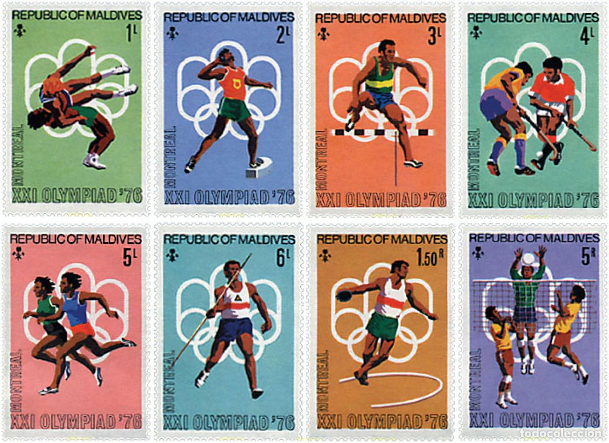 Briefmarken: 68661 MNH MALDIVAS 1976 21 JUEGOS OLIMPICOS VERANO MONTREAL 1976
