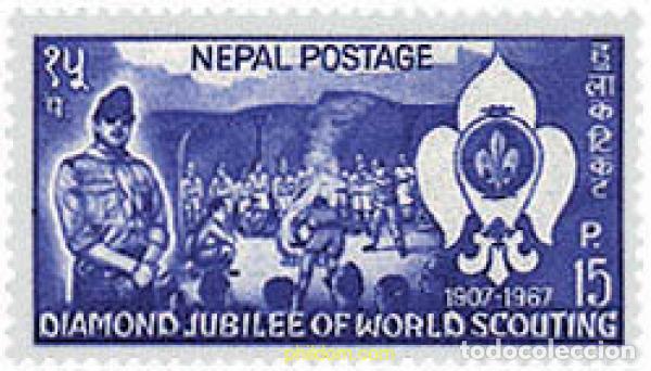 Sellos: 47415 MNH NEPAL 1967 60 ANIVERSARIO DEL ESCULTISMO