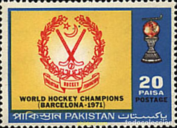 Timbres: 27389 MNH PAKISTAN 1971 1 COPA DEL MUNDO DE HOCKEY SOBRE HIERBA EN BARCELONA