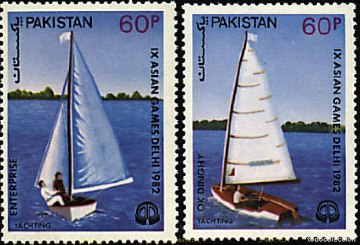 Timbres: 27392 MNH PAKISTAN 1983 9 JUEGOS ASIATICOS. Campe&oacute;n.