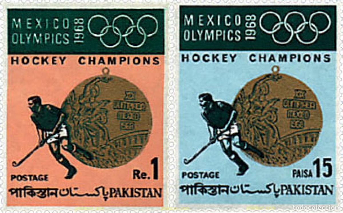 Sellos: 27387 MNH PAKISTAN 1969 19 JUEGOS OLIMPICOS VERANO MEXICO 1968