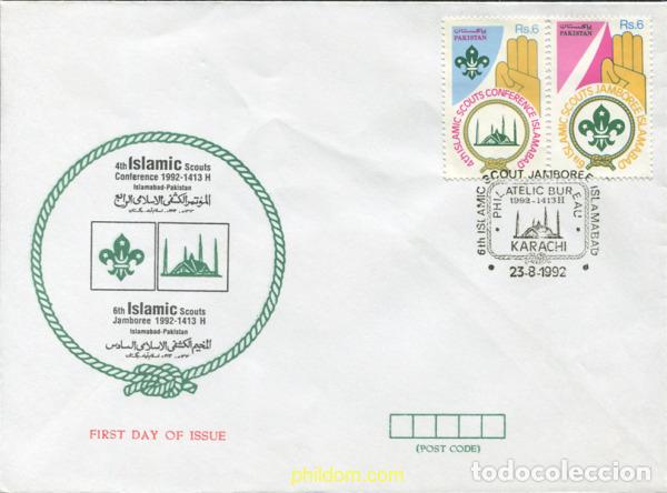 Sellos: 384764 MNH PAKISTAN 1992 4 CONFERENCIA DE ESCULTISMO Y 6 JAMBOREE EN ISLAMABAD