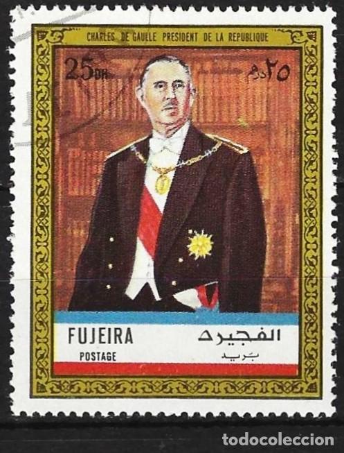 Sellos: Fujeira 1972 - Mi 944 - YT 123H - General De Gaulle