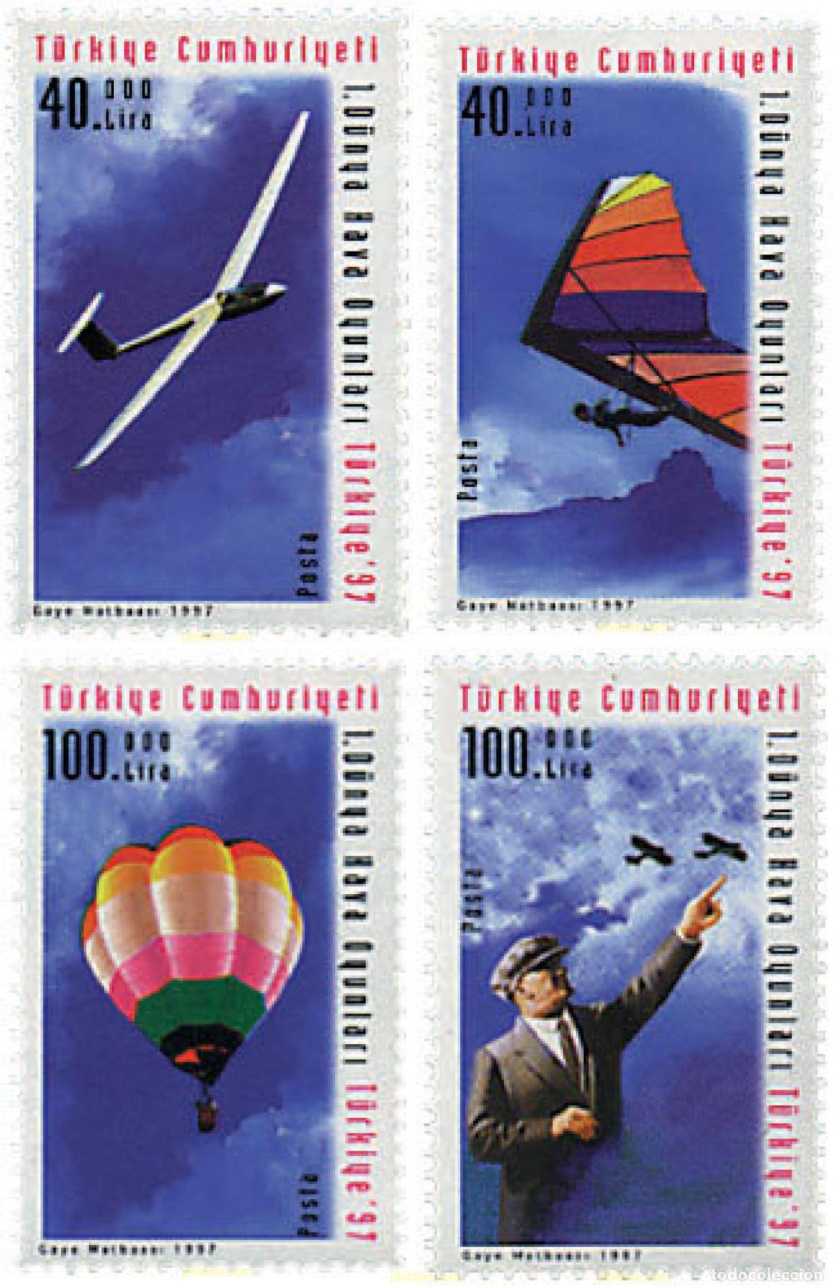 Sellos: 30903 MNH TURQUIA 1997 1 JUEGOS AEREOS MUNDIALES