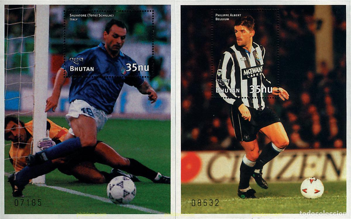Sellos: 50377 MNH BHUTAN 1997 COPA DEL MUNDO DE FUTBOL. FRANCIA-98