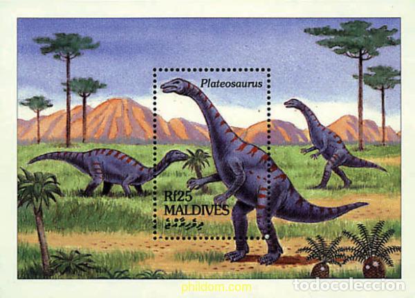 Sellos: 220920 MNH MALDIVAS 1994 FAUNA PREHISTORICA