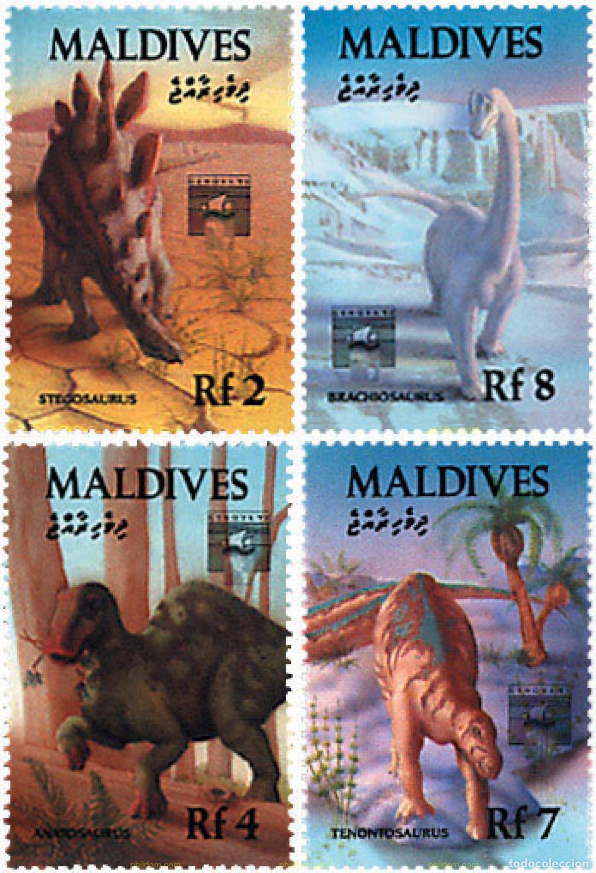 Sellos: 340807 MNH MALDIVAS 1992 GENOVA 92. EXPOSICION FILATELICA INTERNACIONAL