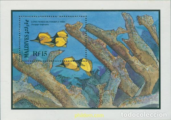 Sellos: 340614 MNH MALDIVAS 1986 FAUNA MARINA