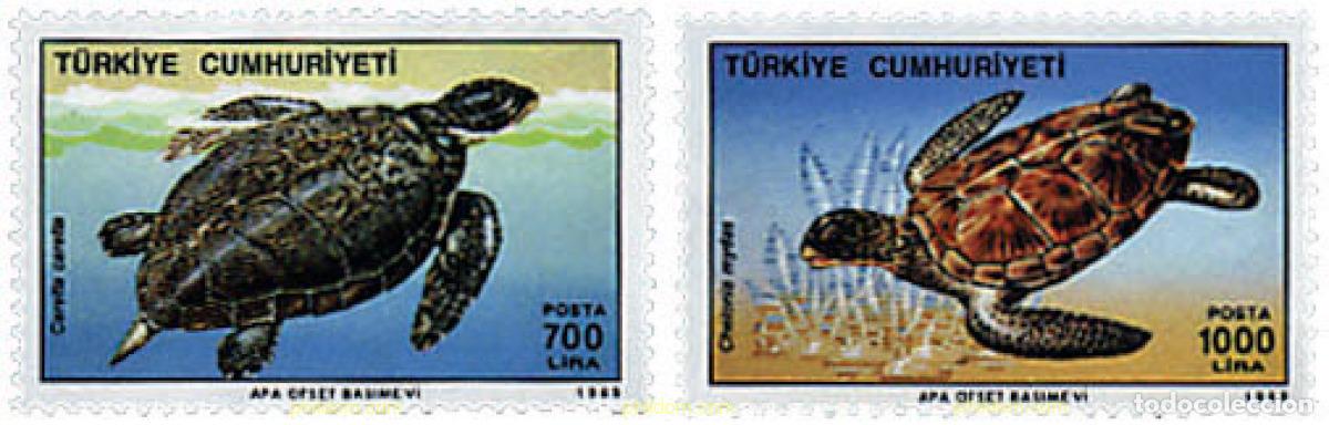 Sellos: 28517 MNH TURQUIA 1989 TORTUGAS MARINAS