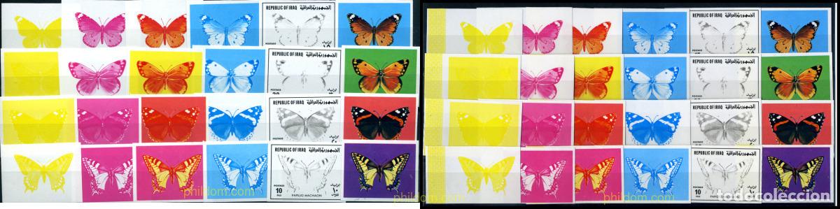 Sellos: 216382 MNH IRAQ 1980 MARIPOSAS