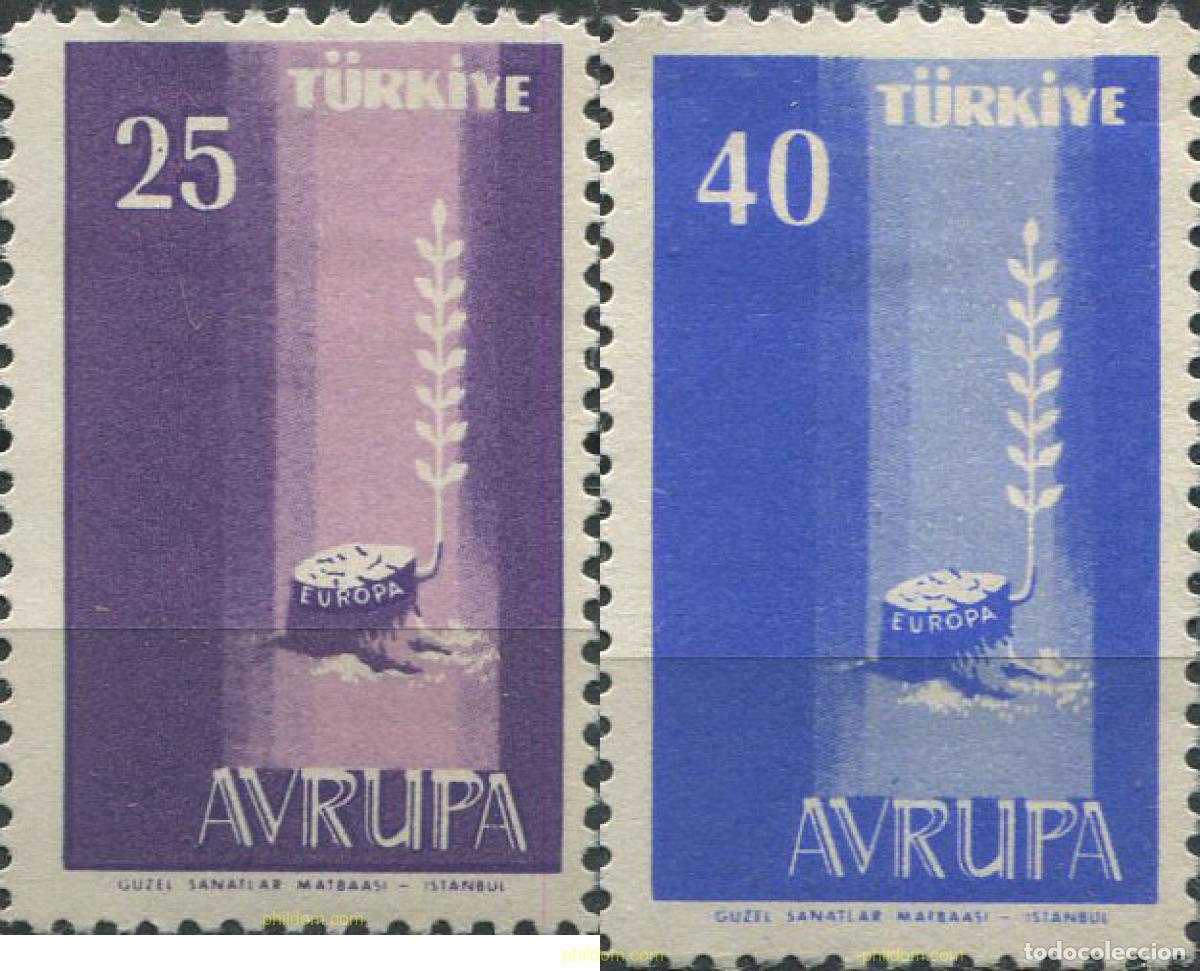 Sellos: 669679 HINGED TURQUIA 1958 EUROPA CEPT. AL SERVICIO DE LA IDEA EUROPEISTA
