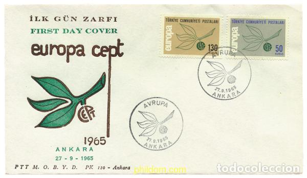 Sellos: 23559 MNH TURQUIA 1965 EUROPA CEPT. ESPIGA EUROPA