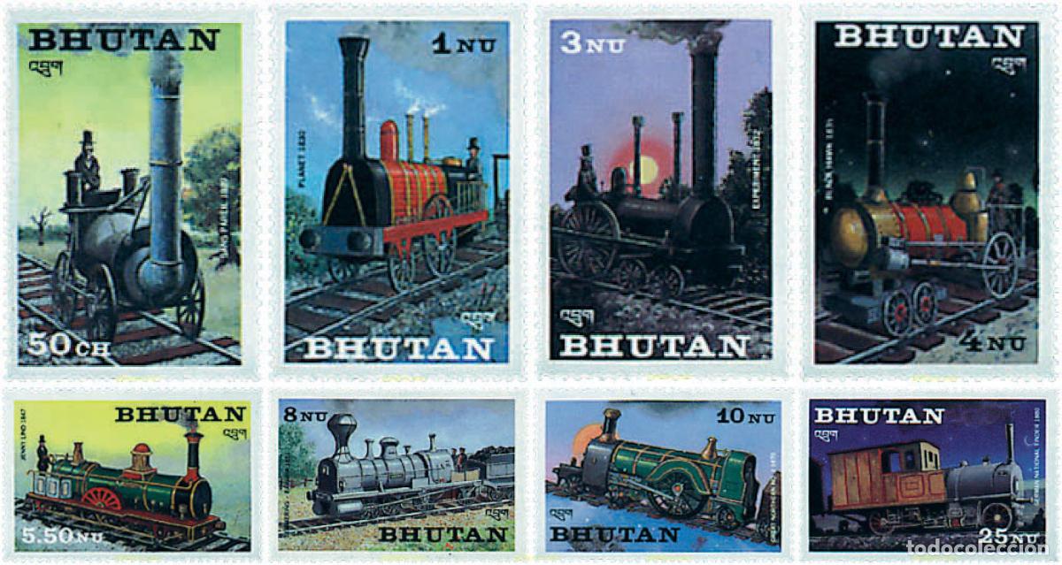 Sellos: 61319 MNH BHUTAN 1984 LOCOMOTORAS